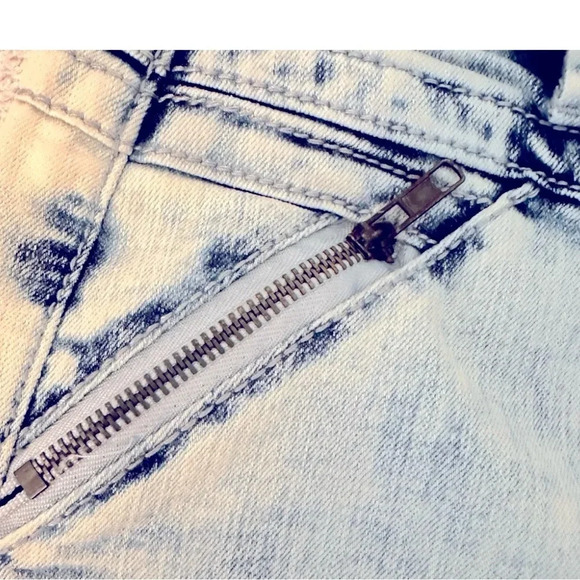 NWT Harmony n Havoc Ladies High Waist Acid Wash Blue Denim Jeans Size 3 - Picture 4 of 6